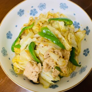 XO醬で♪肉野菜炒め(*'▽'*)